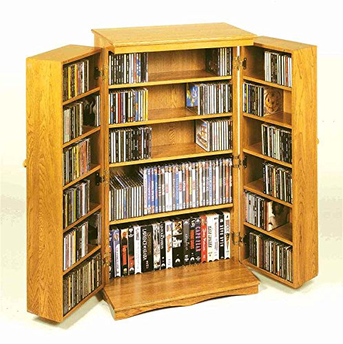 Multimedia Storage Cabinet with Mission Style Doors, Espresso Q622340