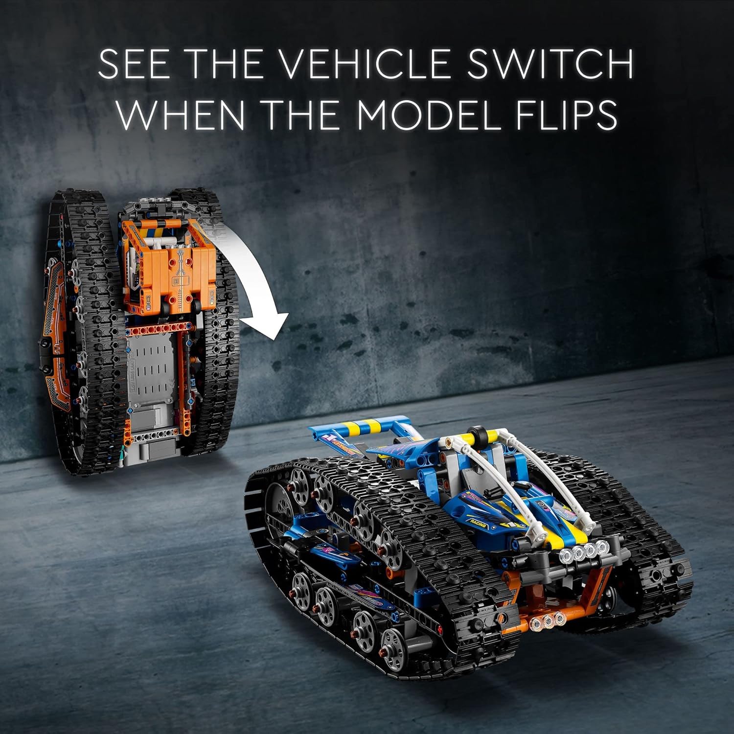 App-Controlled Transformation Vehicle, Off Road Remote Control Car Building Kit B7074