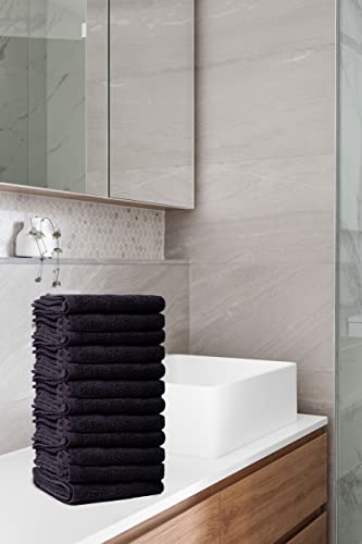 Salon Towel, Pack of 24, 16 x 27 Inches, Absorbent Cotton L36124