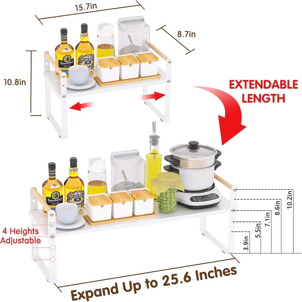 Expandable Shelf Organizer for Kitchen Countertop D879564