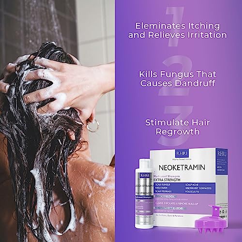 Medicated Anti Dandruff Shampoo for Itchy, Dry Scalp E374