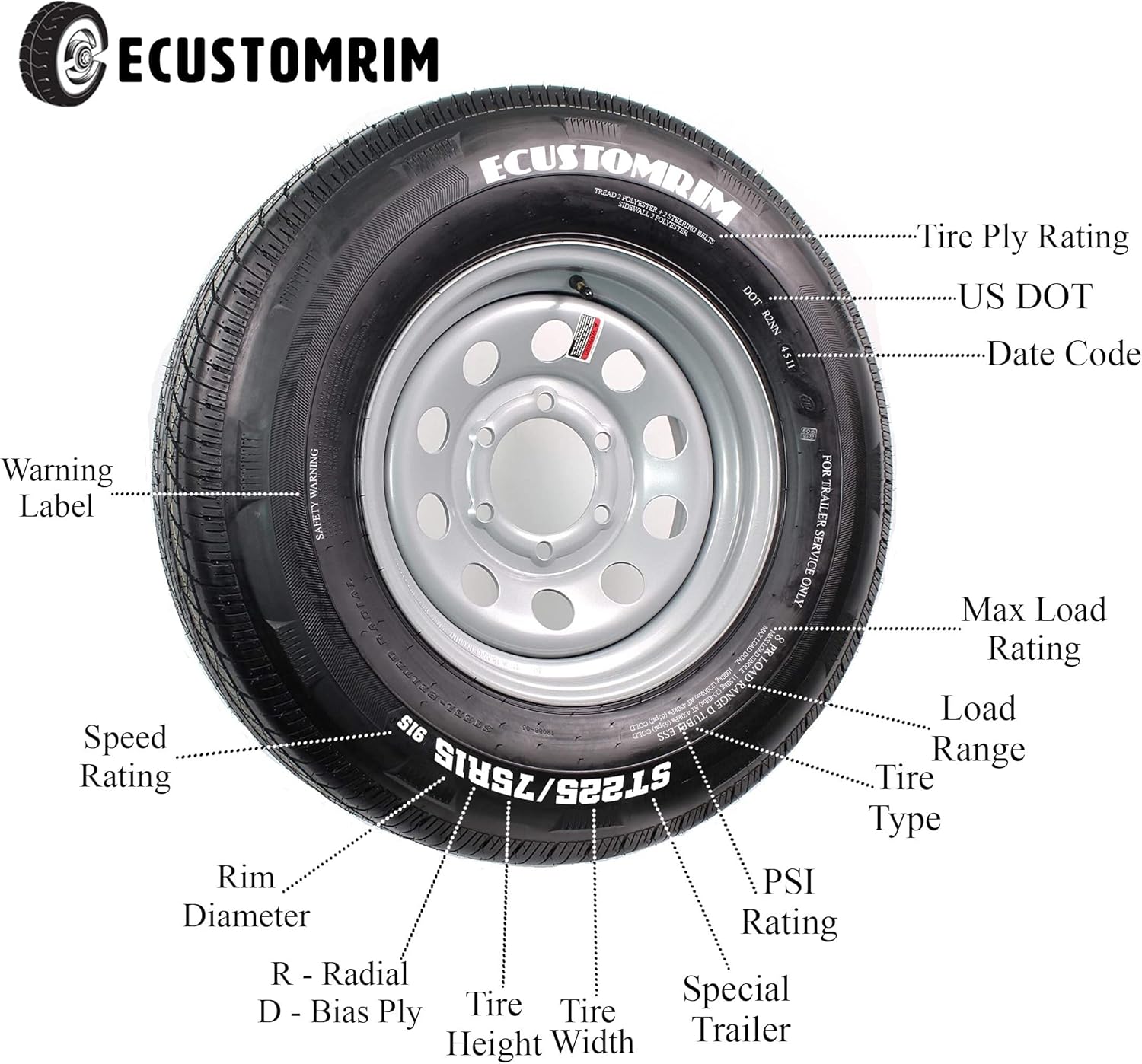 All-Terrain Radial Tire 215/75R15 B53110
