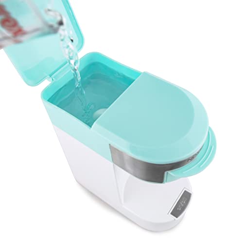 Single Coffee Maker for K-Cup & Pods, 14 oz, Reusable Filter Basket, Aqua P5089