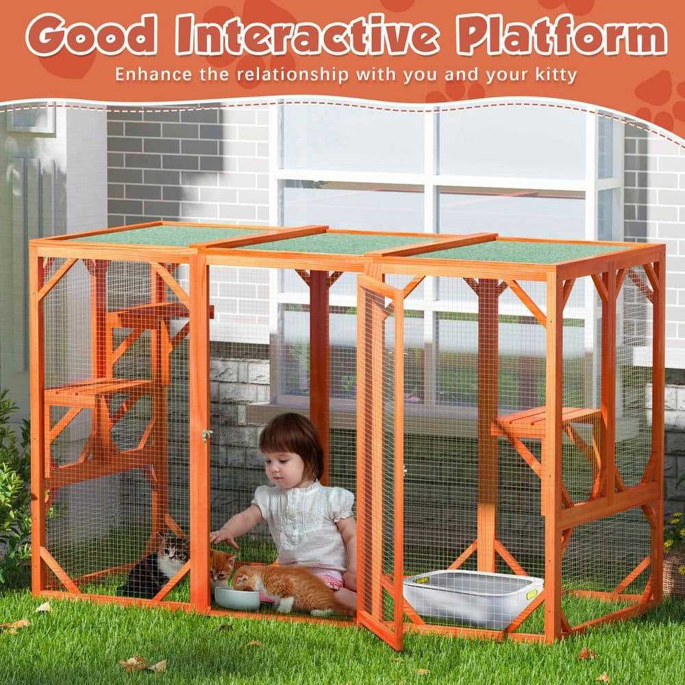 Outdoor Cat Enclosure Playpen Catio Q383444