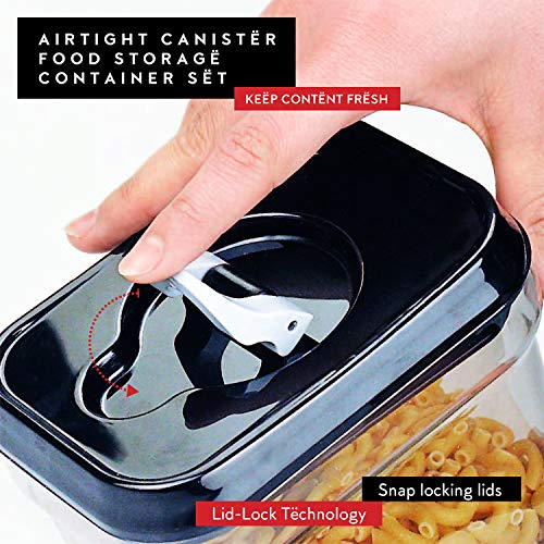 Pasta Storage Containers for Pantry Airtight, 2 Pack for Spaghetti and Noodles W9436