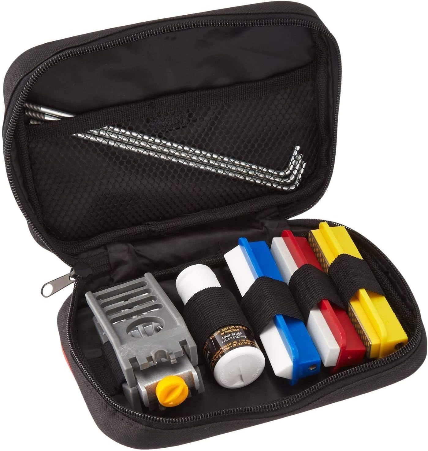 Diamond Knife Sharpening System with Three Stones and Vise Clamp F56016