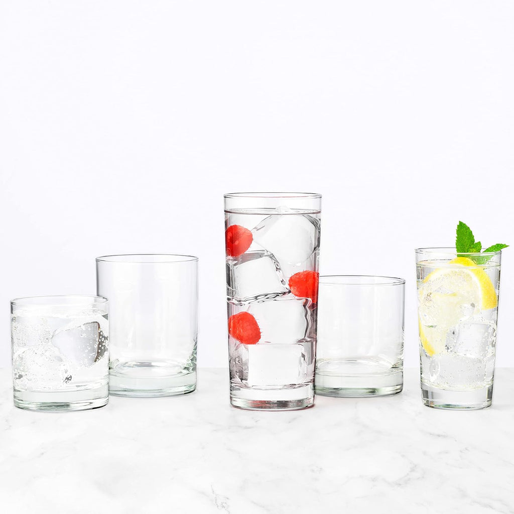 Heavy Base Hi-Ball Glasses, 8 oz, Set of 24 B4917