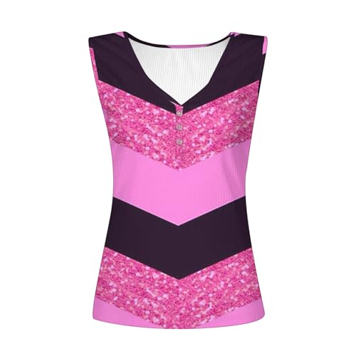 Women's Sleeveless Loose Fit Tank Top F183698