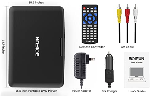 Portable DVD Player with 15.6 Inch HD Screen B888