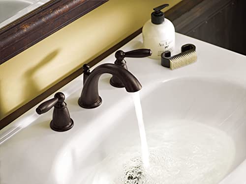 Oil-Rubbed Bronze Two-Handle Widespread Bathroom Faucet Trim Kit for 3-Hole Sink K6953