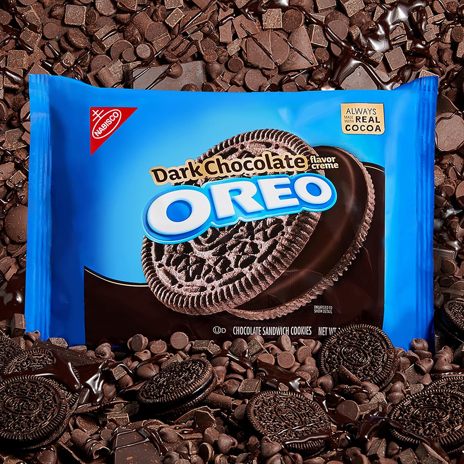 Dark Chocolate Sandwich Cookies Family Size I818339