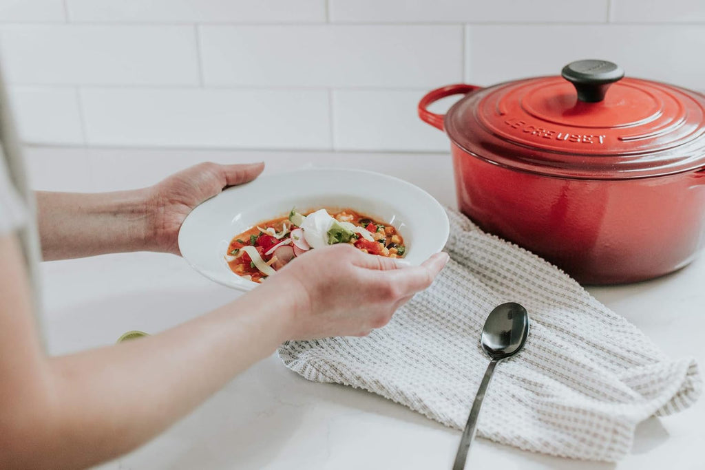 Enameled Cast Iron Round Dutch Oven, 7.25 qt. W222