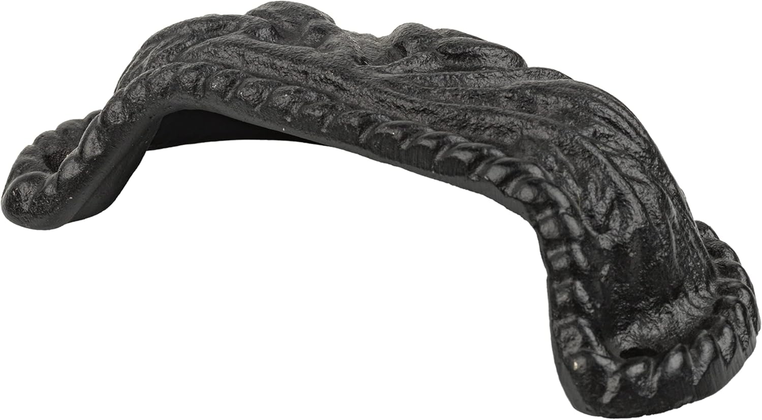 Cast Iron Drawer Bin Pull, 3 1/4" Centers, Antique Cabinet Cup Handle I51376