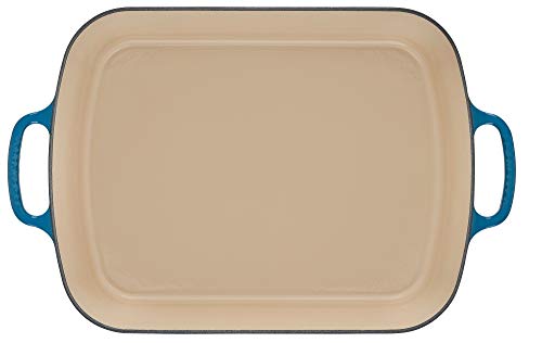 Enameled Cast Iron Rectangular Roaster, 7 qt R949