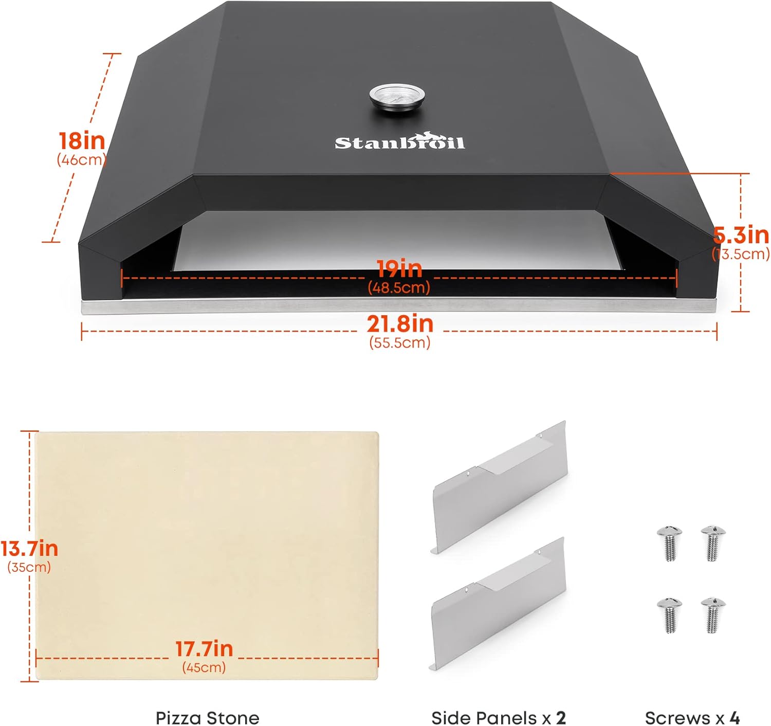 Pizza Oven for 36" Gas Griddle with Pizza Stone G254423
