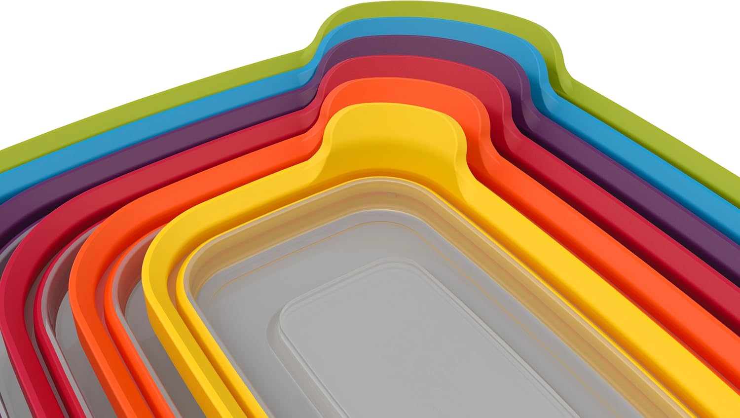 Plastic Food Storage Container Set with Airtight Leakproof Lids I743