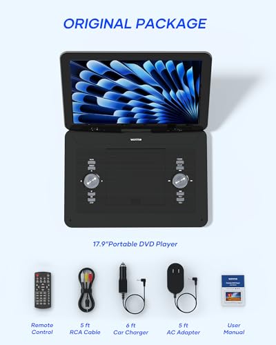 Portable DVD/CD Player with 15.4" Swivel Screen A688068