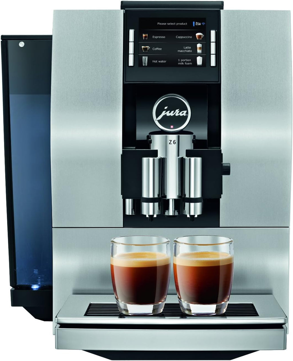 Automatic Coffee Machine, 81 oz, Aluminum U674859