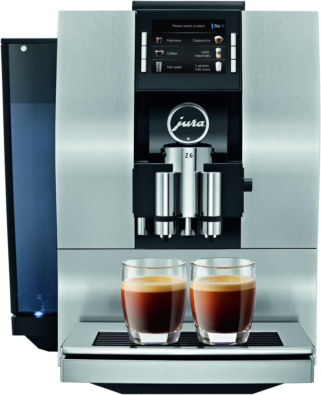 Automatic Coffee Machine, 81 oz, Aluminum U674859
