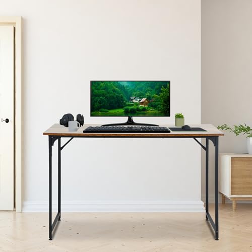47 inch Computer Desk for Home Office, Brown T62263