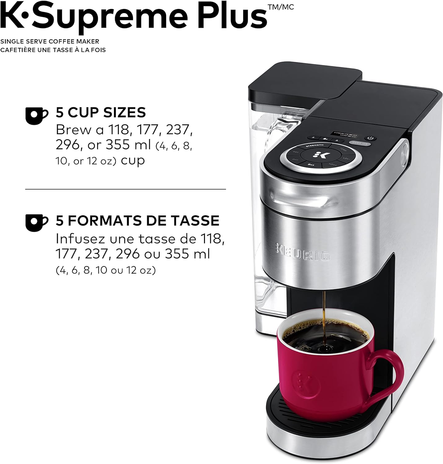 Single Serve K-Cup Pod Coffee Maker V8703
