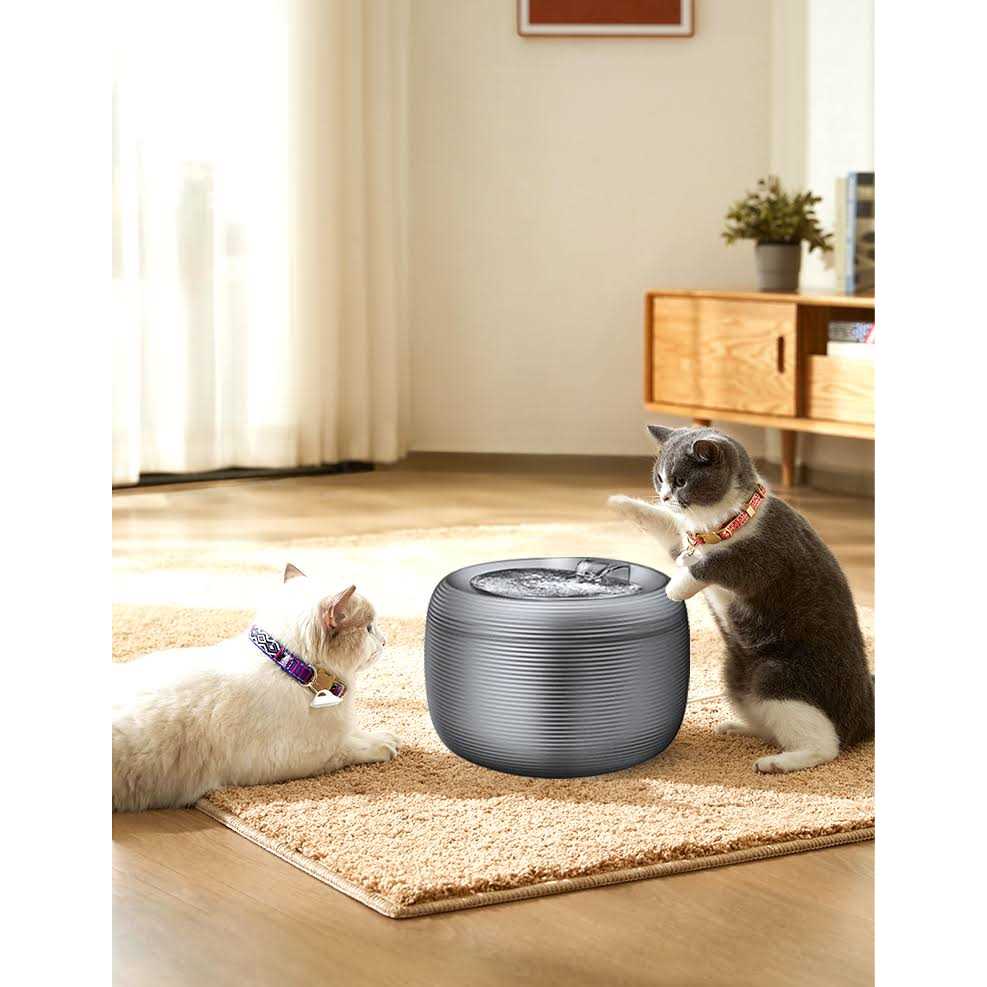 Translucent Pet Drinking Water Fountain for Cats Dogs N6511