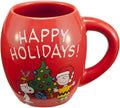 Vandor LLC 85166 Peanuts Holiday 18-Ounce Oval Ceramic Mug, Multicolored
