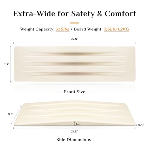Transfer Board with Handles for Wheelchair, Bed, Toilet, Tub, Car Q77282