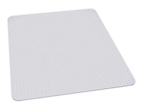 American Floor Mats Chair Mat for Low Pile Carpet | AnchorBar Cleats | Made in USA Quick Ship - 46" x 60" with Lip