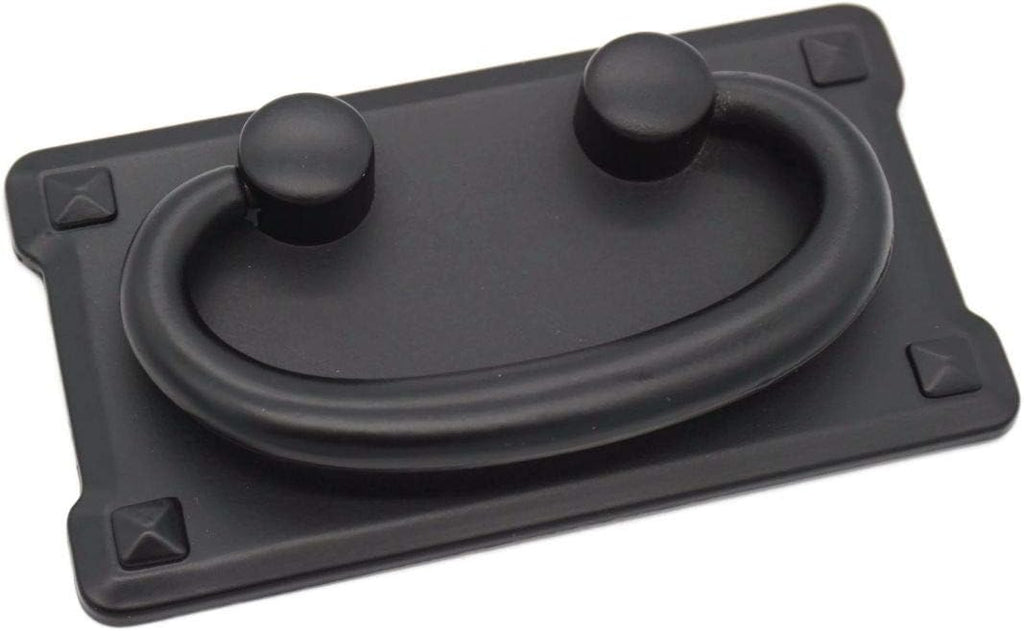 Mission Furniture Pull Mission Cabinet Hardware Arts and Crafts Cabinet Furniture Pulls Flat Black Finish Large