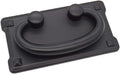 Mission Furniture Pull Mission Cabinet Hardware Arts and Crafts Cabinet Furniture Pulls Flat Black Finish Large