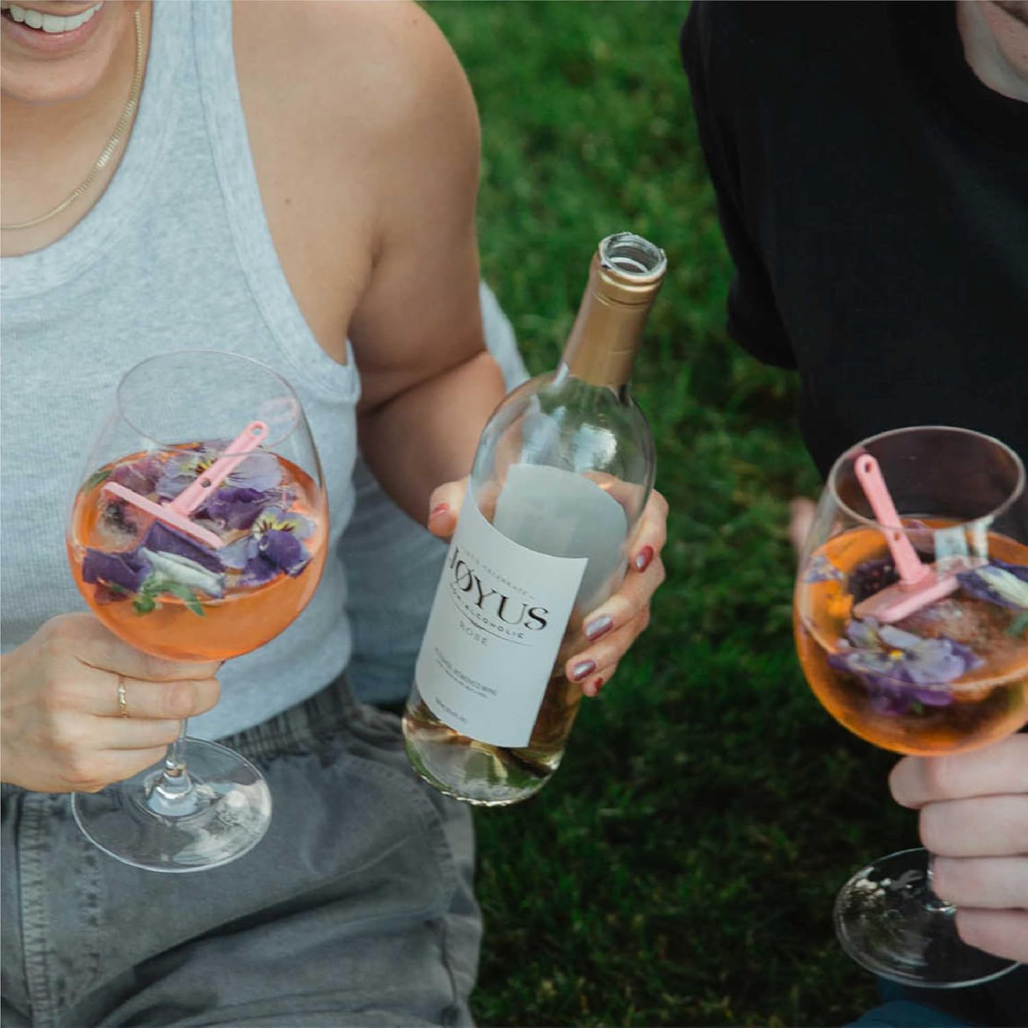 Non-Alcoholic Rose Wine, Light & Refreshing, Low Sugar, 750 ml T9128