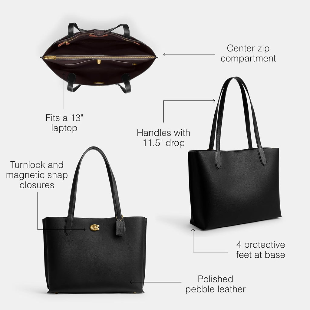 Willow Tote 38, Black M11421