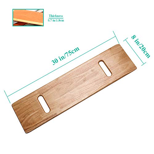 Slide Transfer Board with Handles for Seniors, 30 x 8 x 0.7 K68467