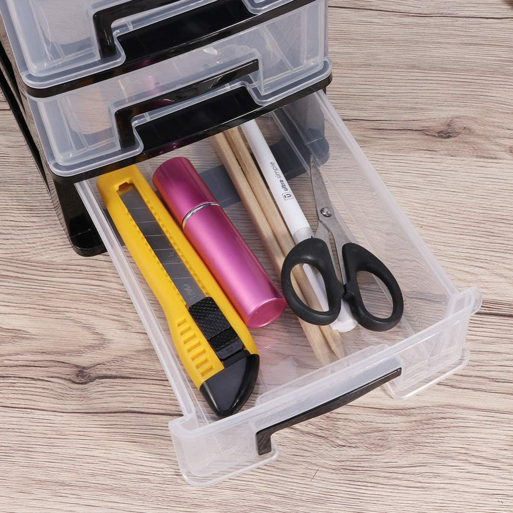 4 Layer Plastic Drawer Cabinet for Office Bedroom Home J414