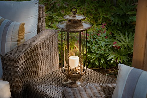 Large Decorative Hurricane Lantern Glass Candle Holder D745