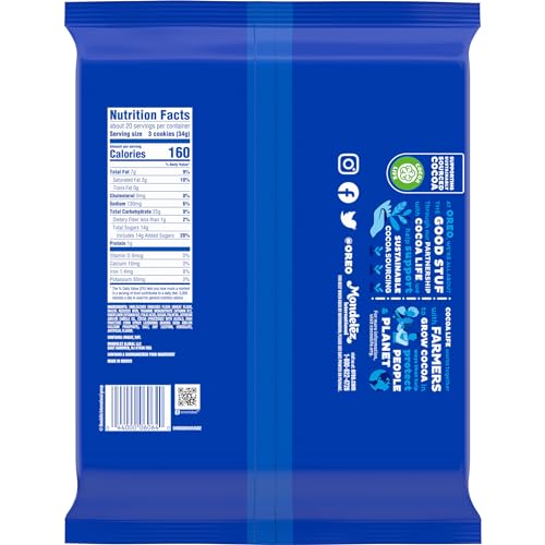 Chocolate Sandwich Cookies, Party Size, 24.16 oz (Pack of 3) N547