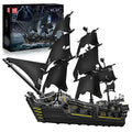 Mould King Pirates Ship Model Building Blocks Kits, MOC Black Pearl Sailboat Model Construction Set to Build, Gift for Kids Age 8+/Adult Collections Enthusiasts(2868 Pieces)