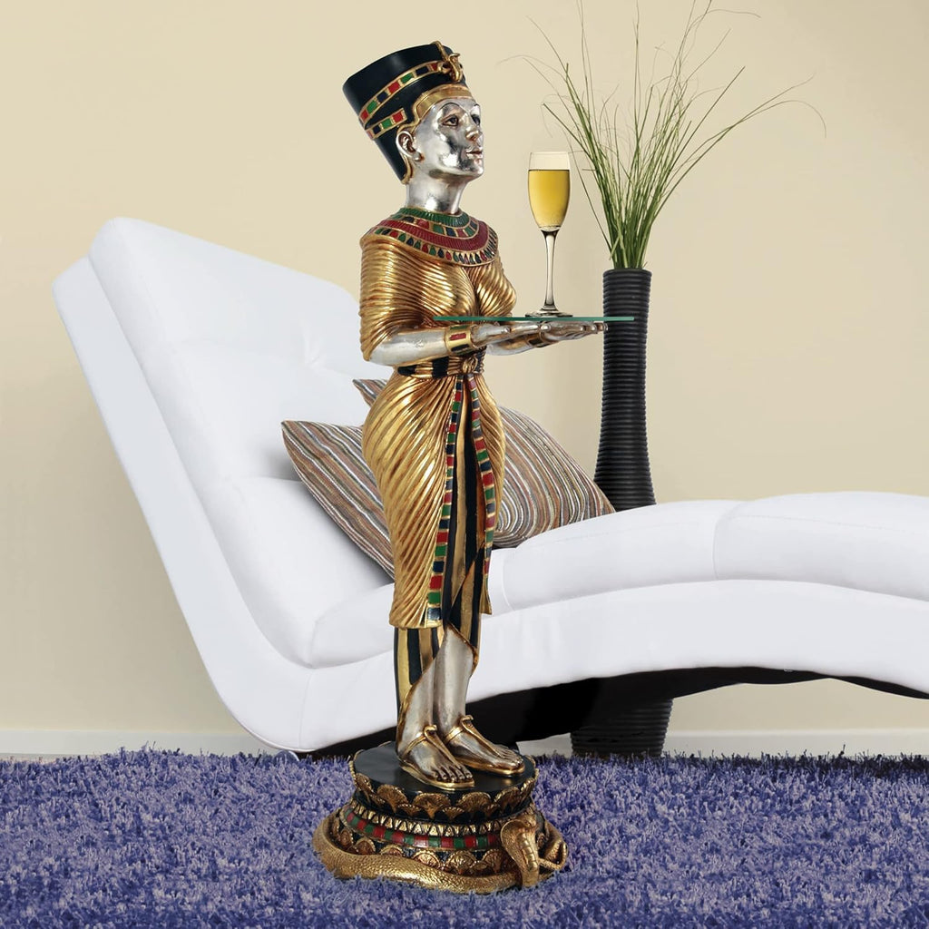 Egyptian Queen's Servant Statue, 42.5 Inch Tall I255