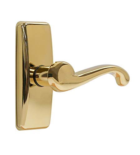 Storm Door Georgian Lever White B937