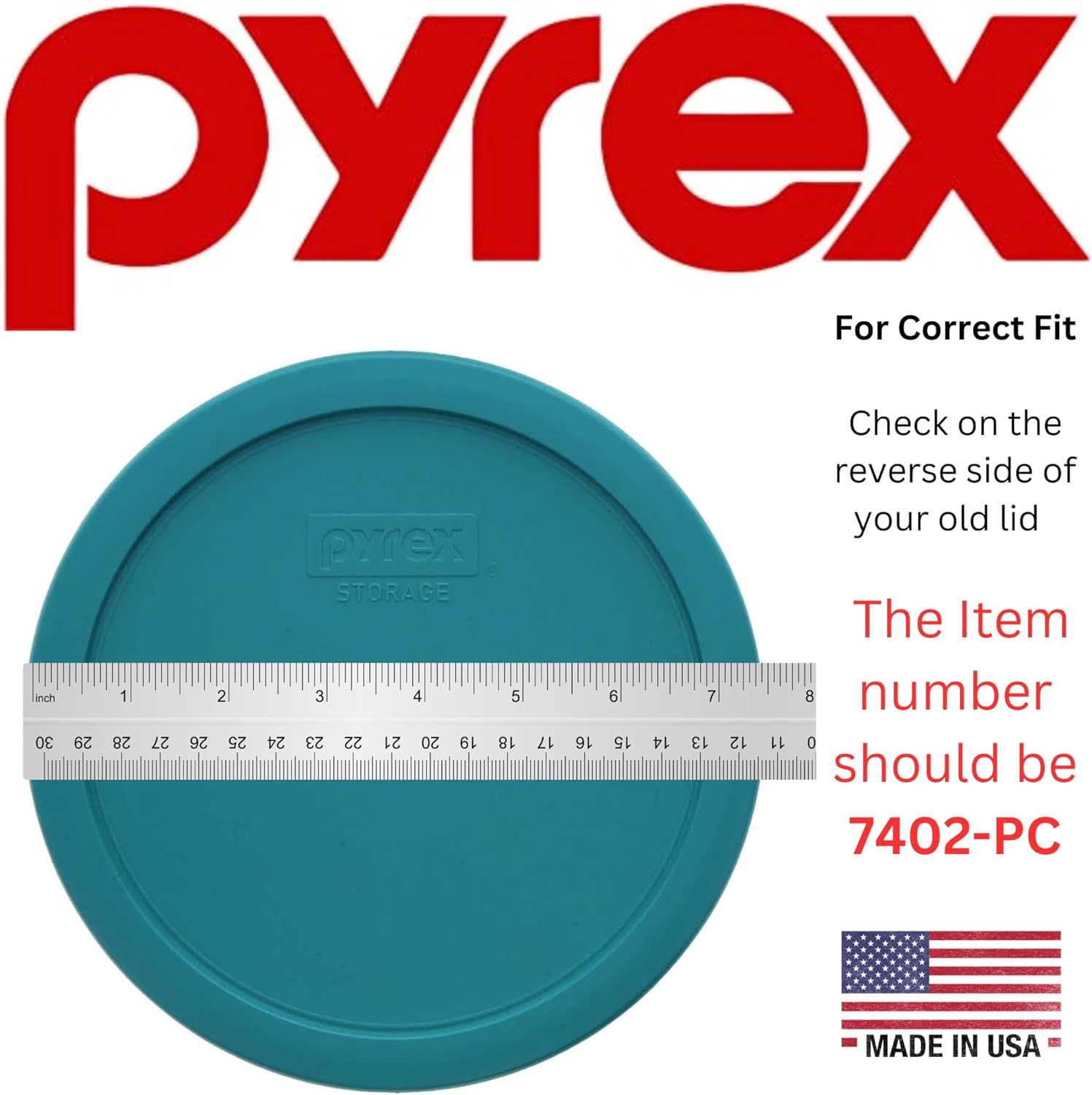 7-Cup Plastic Food Storage Lid, 2 Pack V9782