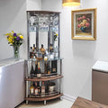 Mango Steam Contemporary Modern Home Entertainment Liquor Bar Catalina Table (Tower Bar, Rustic Wood)