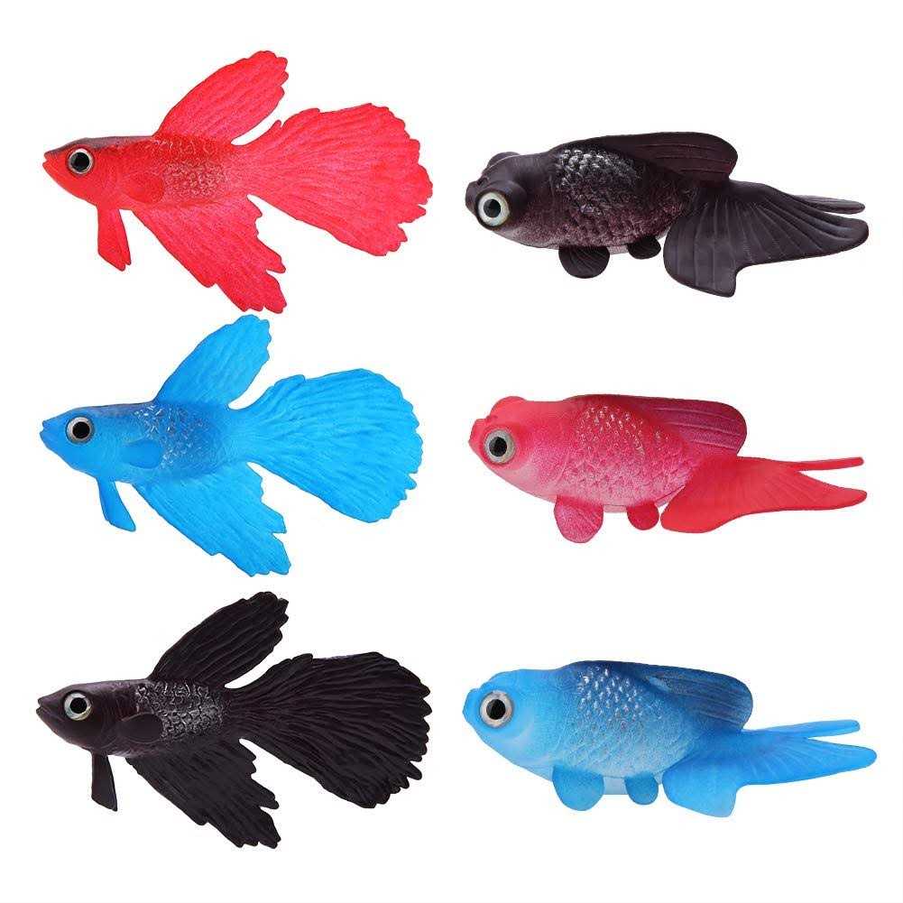 Silicone Artificial Swimming Fish Ornament for Fish Tank Z659