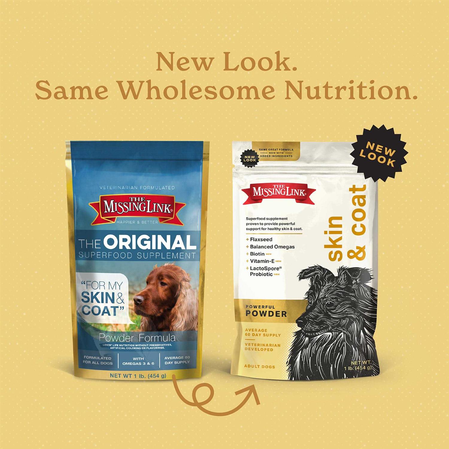 Skin & Coat Powder Supplement for Pets P322