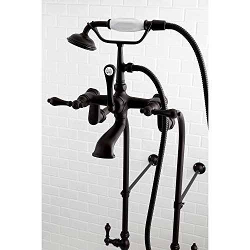 Vintage Tub Filler Combo with Lever Handle, Polished Chrome U234912