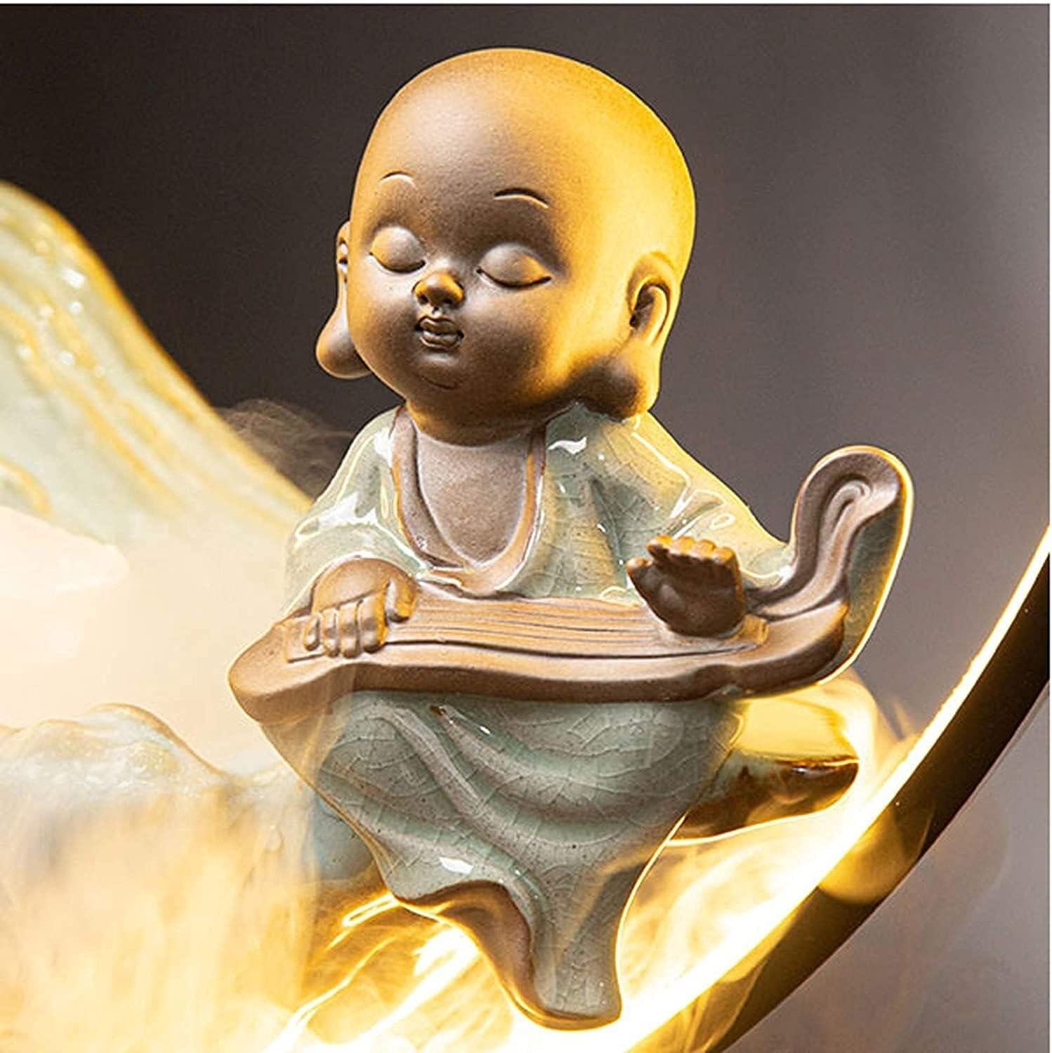 Tabletop Fountain with Moving Water, Desktop Decor N3794
