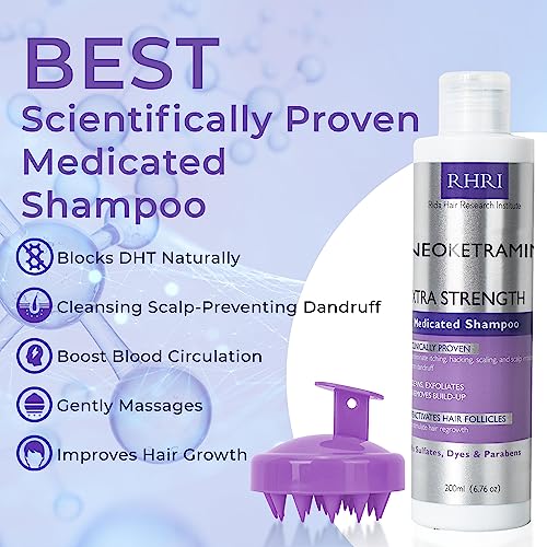 Medicated Anti Dandruff Shampoo for Itchy, Dry Scalp E374