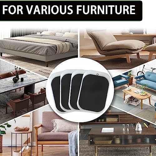 Furniture Movers Sliders for Carpet, 10" x 6" Reusable Oval Moving Pads W4523