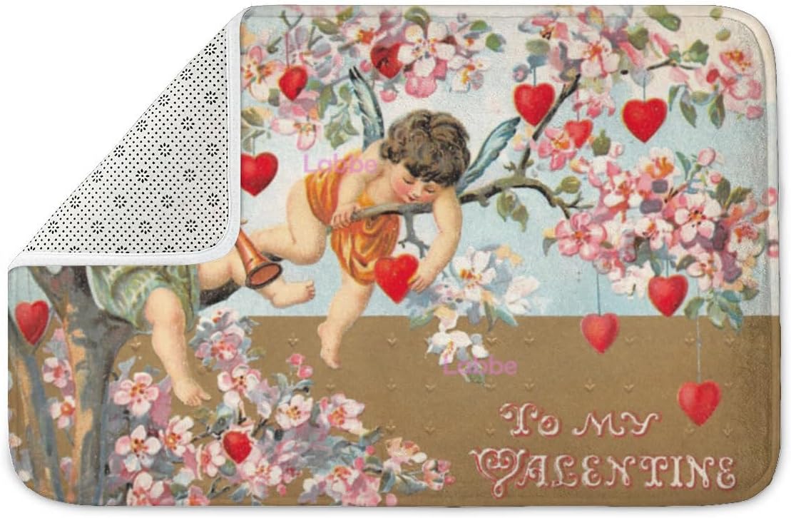 Valentine's Day Kitchen Floor Mat Indoor Entrance Rug 20x32 inch O51577