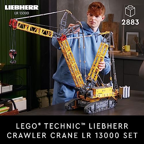 Crawler Crane Building Kit for Adults, Display Model with Winch System C6880